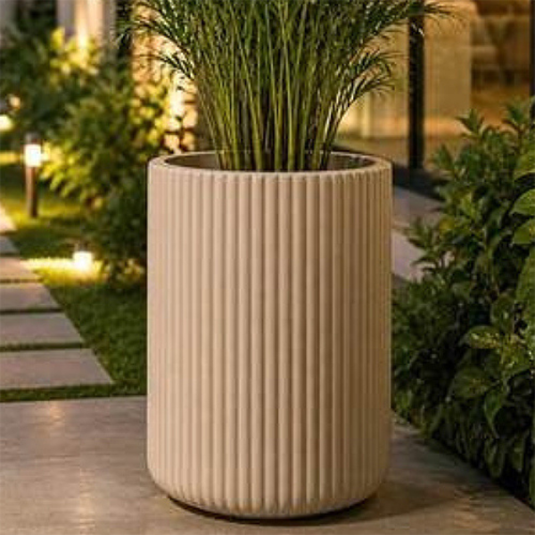 Fluted / Ribbed FRP Planter